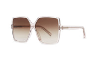SAINT LAURENT Square Sunglasses Women's Transparent