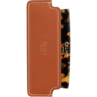 CELINE Smooth Cow Leather Storage Bag Men's Caramel