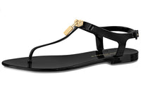 LOUIS VUITTON Strap Sandals Women's Black