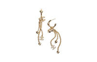 CHANEL Earrings Women's Gold