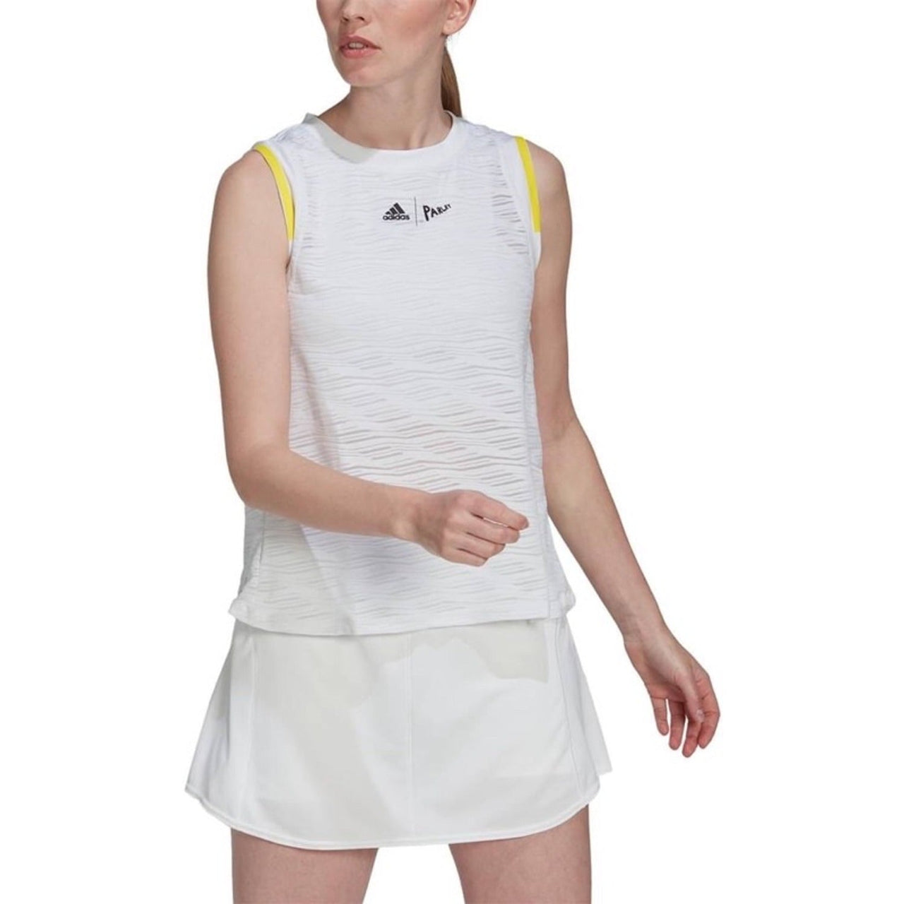(WMNS) adidas London Match Tennis Tank Top Asia Sizing 'White' HF6325