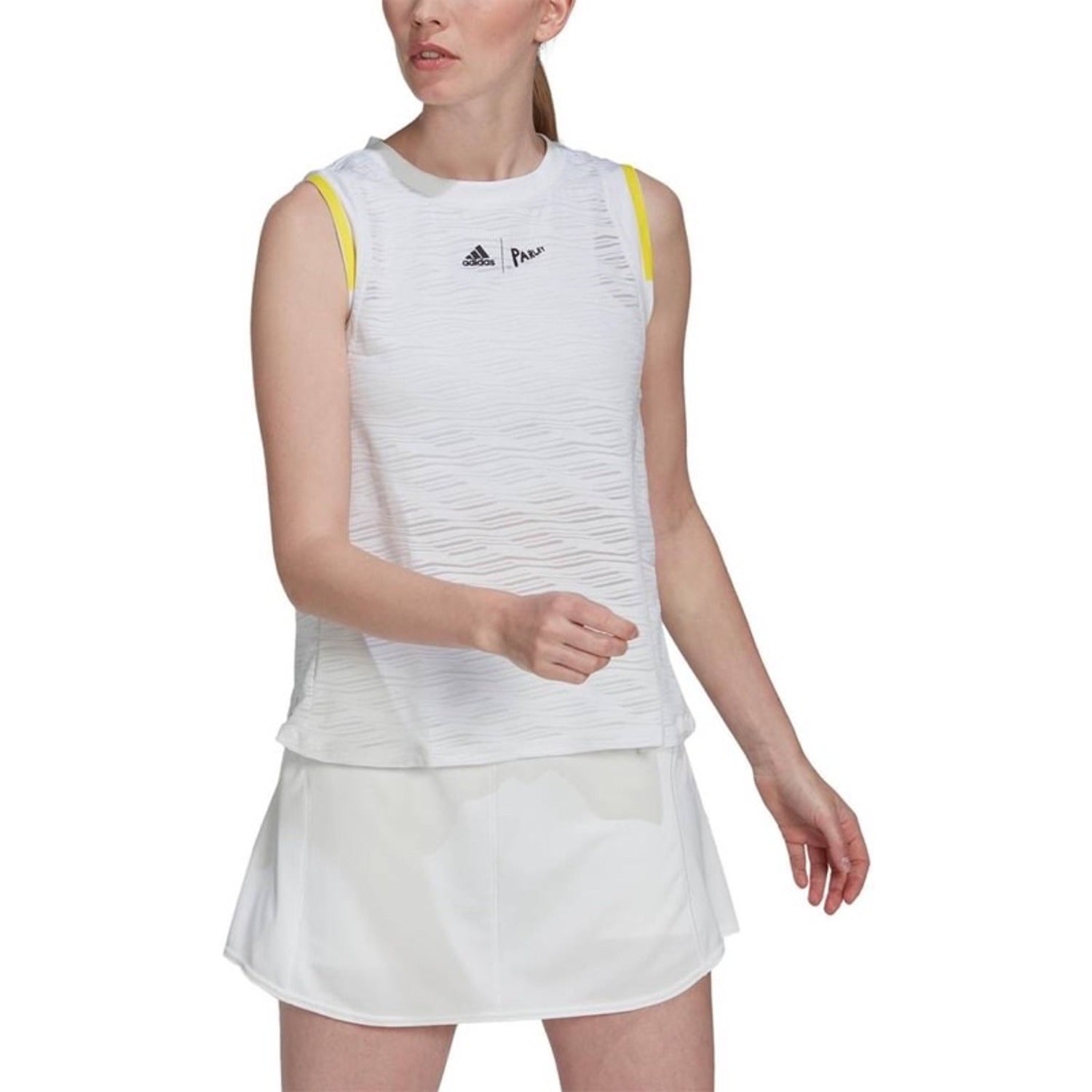 (WMNS) adidas London Match Tennis Tank Top Asia Sizing 'White' HF6325