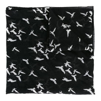 SAINT LAURENT Bird Print Scarf