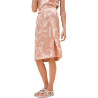 HERMES SS24 Casual Long Skirts Women's Multicolor