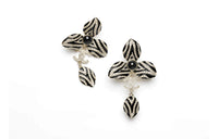CHANEL Earrings Women's Black/Gold