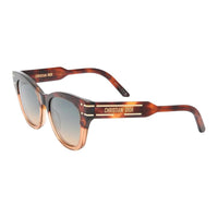 DIOR Acetate Butterfly Sunglasses Unisex Brown