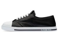 MIU MIU Stylish Skateboarding Shoes Women's Black