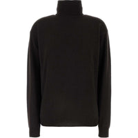 SAINT LAURENT Roll Neck Knitted Sweater