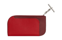 HERMES Strap Evercolor Calfskin Cell Phone Pouch Small Size Unisex Hermes Red/Hot Pepper Red
