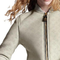LOUIS VUITTON Sporty Mahina Monogram Leather Jacket