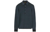 Loro Piana Polo Shirts Men Blue Black