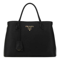 PRADA Calfskin Handbag Women's Black