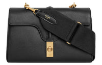 CELINE Grained Calfskin Crossbody Bag Shoulder Bag Women's Black