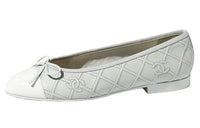 CHANEL Casual Single Shoes Women's Light Blue