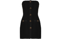 SAINT LAURENT Sleeveless Dresses Women's Black