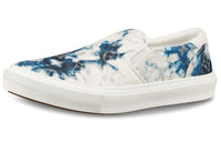 LOUIS VUITTON Monogram Denim Skateboard Shoes Men's White Blue