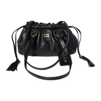 MIU MIU Lambskin Shoulder Bag Mini Women's Black