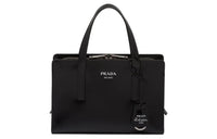 PRADA Re Edition 1995 Brushed Leather Mini Handbag Black
