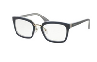 PRADA - Rectangular Eyeglass Frames Women's Black