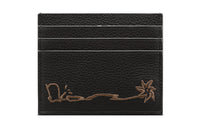 DIOR Grained Calfskin Card Holder Men's Black