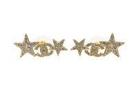 CHANEL Stud Earrings Women's Gold