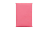 HERMES Evercolor Calfskin Handheld Card Holder Women's Azalea Multicolor