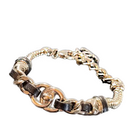 CHANEL Bracelets Women's Black/Gold
