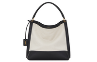 SAINT LAURENT Canvas With Leather Shoulder Bag Handbags Shoulder Bags Women's Ivory