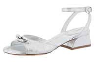 LOUIS VUITTON Edge One-Strap Sandals 3.5cm Women's Silver