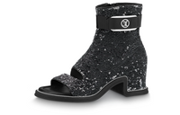 LOUIS VUITTON Ankle Boots Women's Black