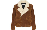 SAINT LAURENT Elasticated Hem Buttoned Jacket