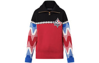 LOUIS VUITTON Tricolor Knit High Neck Pullover
