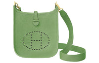 HERMES Evelyne Amazon Cow Leather Shoulder Bag, Crossbody Bag Women's