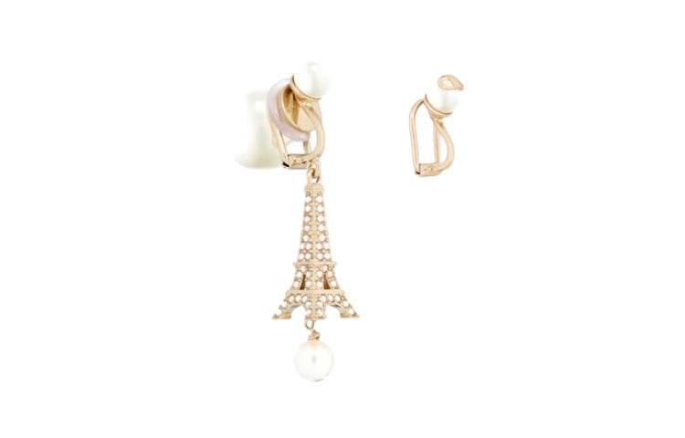 DIOR - Clip-On Earrings Women's Gold