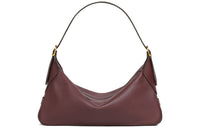 CELINE Romy Collection Cow Leather One Shoulder Shoulder Bag Portable Women's Brown Purple