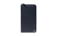 PRADA Cow Leather Clutches Wallets Men's Dark Blue