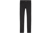 CELINE Low Rise Skinny Jeans Vintage Pure Black Denim