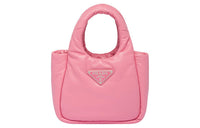 PRADA Leather Handbag Mini Women's Pink