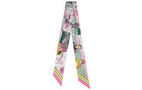 HERMES Silk Scarves Women's Pink