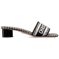 DIOR Dway Slip-Resistant Slide Slippers Women's Black White