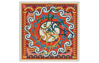 HERMES Knit Scarves Women's Multicolor