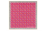LOUIS VUITTON Silk Scarves Women's Rose Red