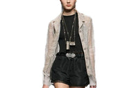 CHANEL Jackets Women's Silver