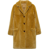 PRADA FW24 Coats Women's Yellow