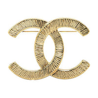 CHANEL Gold-Plated Brooches Women's Gold
