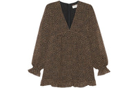 SAINT LAURENT Leopard print Mini Dress