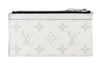 LOUIS VUITTON Canvas With Leather Card Holder Wallet Men's Optical White