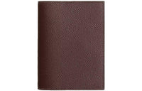 HERMES Calfskin Storage Bag Unisex Saddle Red/Venice Red