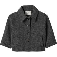 MIU MIU Knitwear Women's Gray Limestone Gray