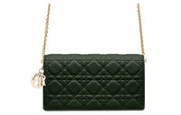 DIOR Lady Dior Sheepskin Shoulder Bag Crossbody Bag Clutches Women's Jasper